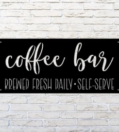 Coffee Bar Sign, Coffee Metal Decor, Coffee Bar Decor, Coffee Wall Art, Coffee Lover Gift