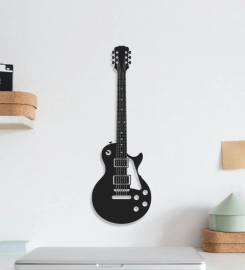 Guitar Metal Wall Art, Metal Guitar Decor, Metal Wall Art, Guitar