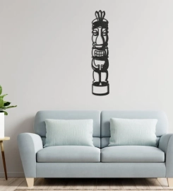 Metal Totem Wall Art, Totem Metal Wall Decor, Totem Wall Art, Metal