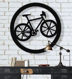 Metal Wall Art, Bicycle Wall Art, Metal Bike Wall Art, Cyclist Gift, Biker