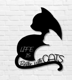 Personalized Metal Cat Sign, Metal Cat Sign, Cat Lover Sign, Cat Sign, Metal Sign